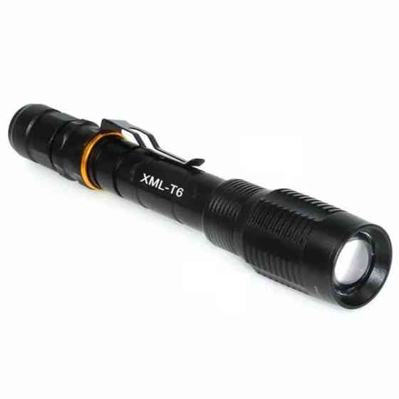 Ручной фонарик Bailong Police BL-2804-T6 + 2х18650 1000лм (5 режимов) с креплением для велосипеда Винница