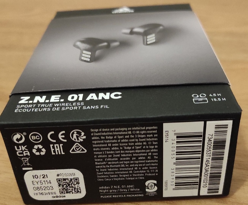 Наушники: Adidas Headphones ZHE 01 ANC Adidas Z.N.E 01 ANC Харьков - изображение 4