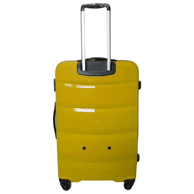 Чемодан пластиковый AIRTEX 229 большой желтый Киев - изображение 4