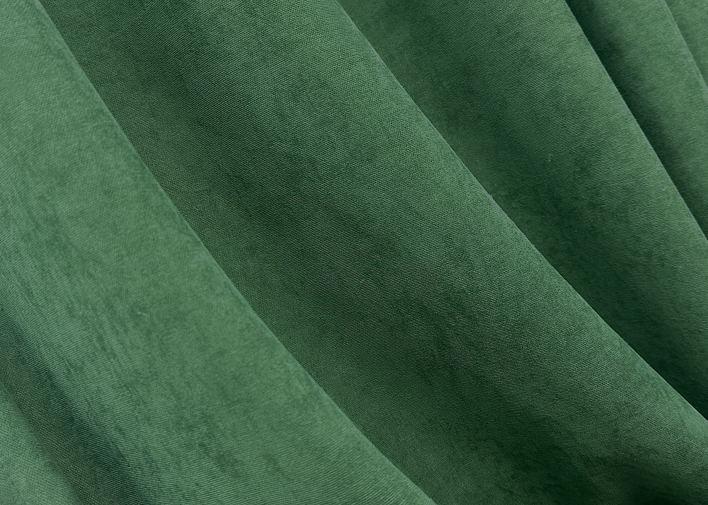 Комплект готових штор VR-Textil Мікровелюр Petek YL № 1709ш Зелений 150х270 см 2 шт (33-1038) Київ - фото 6