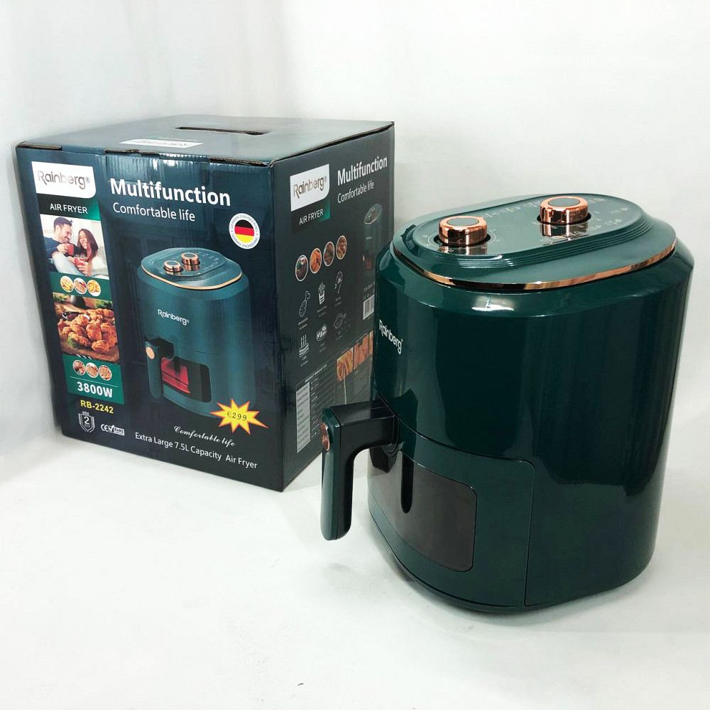 Аерогриль для випічки, Картопля фрі без рослинної олії, Аерофритюрниця для смаження без додавання олії QL-13 Львів - фото 12