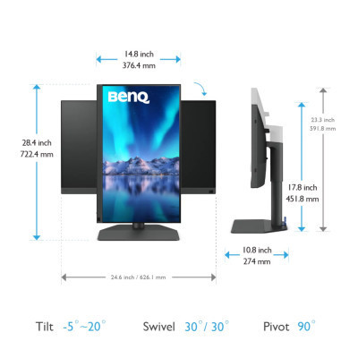 Монітор BenQ SW272Q Вінниця - фото 8