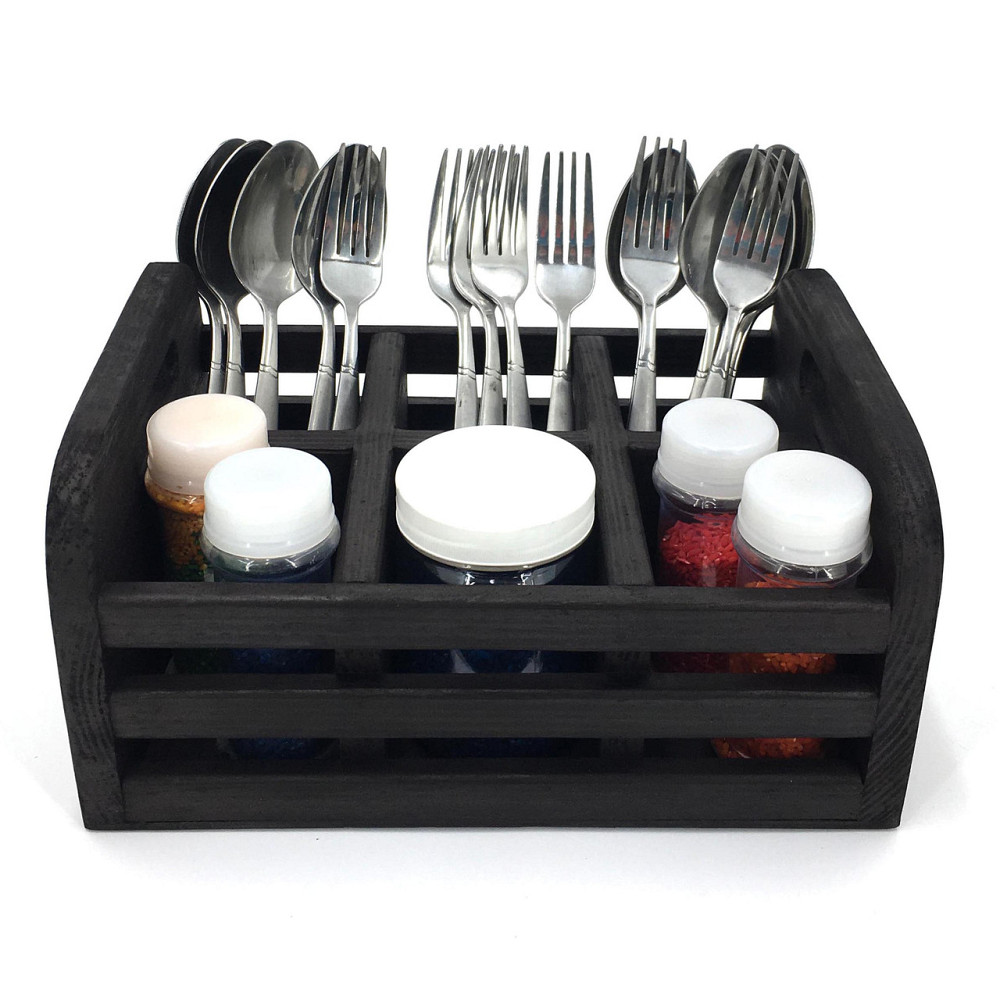 Підставка для столових приладів "Лекка" венге Миколаїв - фото 2