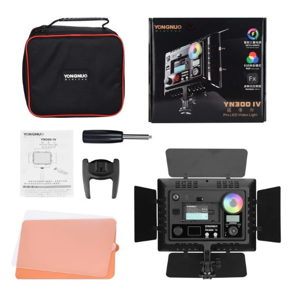 Постійне світло RGB LED пульт CRI 95+ 3200-5600K Yongnuo YN300 IV Київ - фото 5