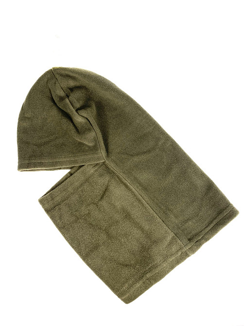 Тепла тактична хакі шапка, зимова армійська флісова балаклава для армії зсу для воєнних Кам'янець-Подільський - фото 1