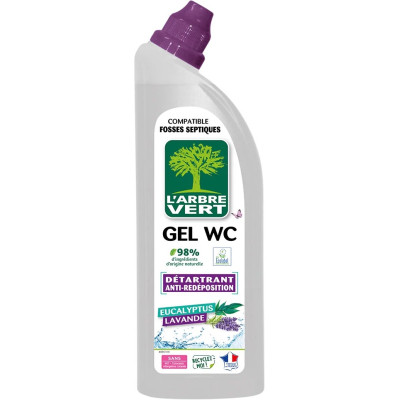 Засіб для чищення унітазу L&apos;Arbre Vert Лаванда та евкаліпт 750 мл (3450601045738) Вінниця - фото 1