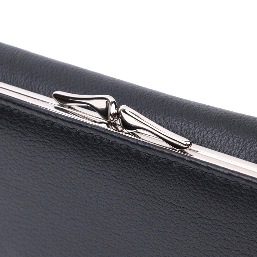Добротное женское портмоне с карманом для монет из натуральной кожи ST Leather 22691 Черный Киев - изображение 7