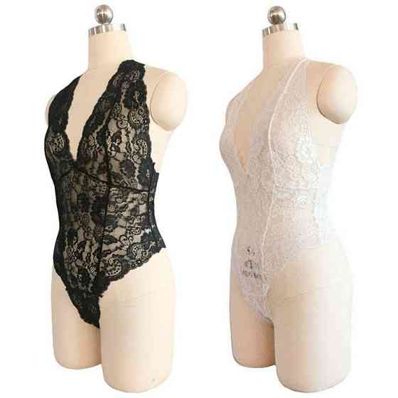 Еротичний боді монокіні - Білий - S/M - Еротична білизна Вінниця