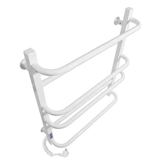 Електричний полотенцесушитель Laris Зебра Комфорт ЧК6 500Х600 Е білий колір Київ