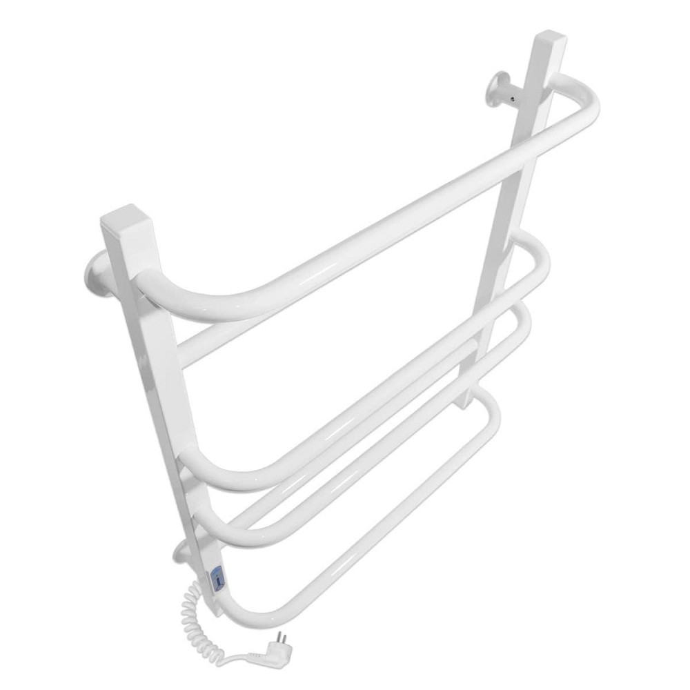Електричний полотенцесушитель Laris Зебра Комфорт ЧК6 500Х600 Е білий колір Київ - фото 3