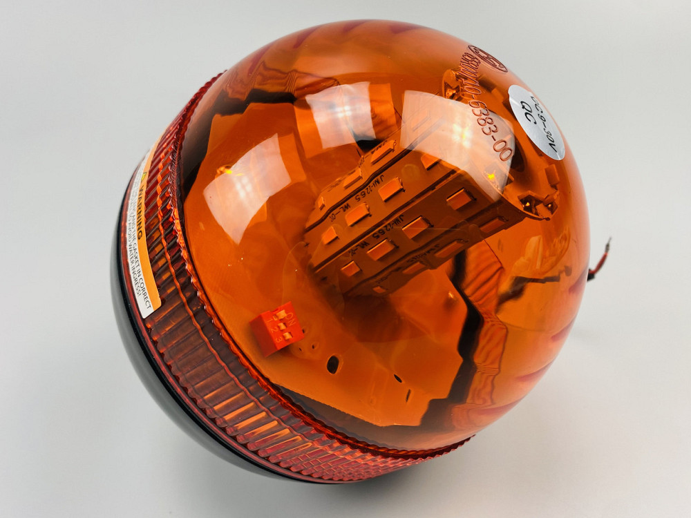 Маячок LED проблисковий для спецтехніки 12В/24В 40 LED діодів кріплення на болт-різьблення, сигнальна лампа Мукачево - фото 9