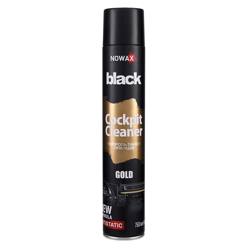 Поліроль для панелі приладів Nowax Cockpit Cleaner Spray Gold, 750мл Львів - фото 1