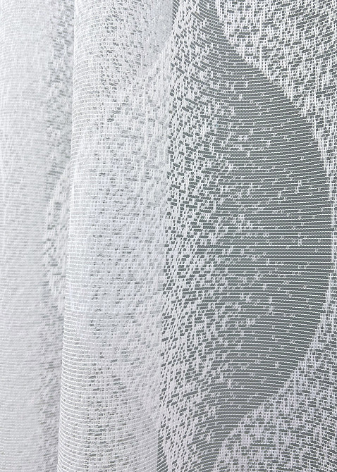 Тюль жакард колір білий 1991т Київ - фото 2