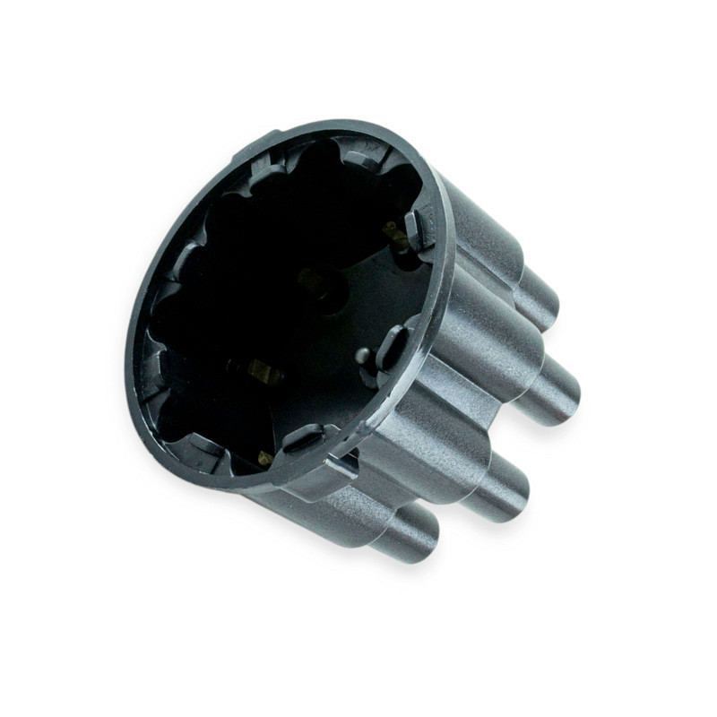 Кришка ГАЗ 53, ЗІЛ 130 (кришка розподільника запалення коричнева) мідний контакт трамблера Мукачево - фото 1