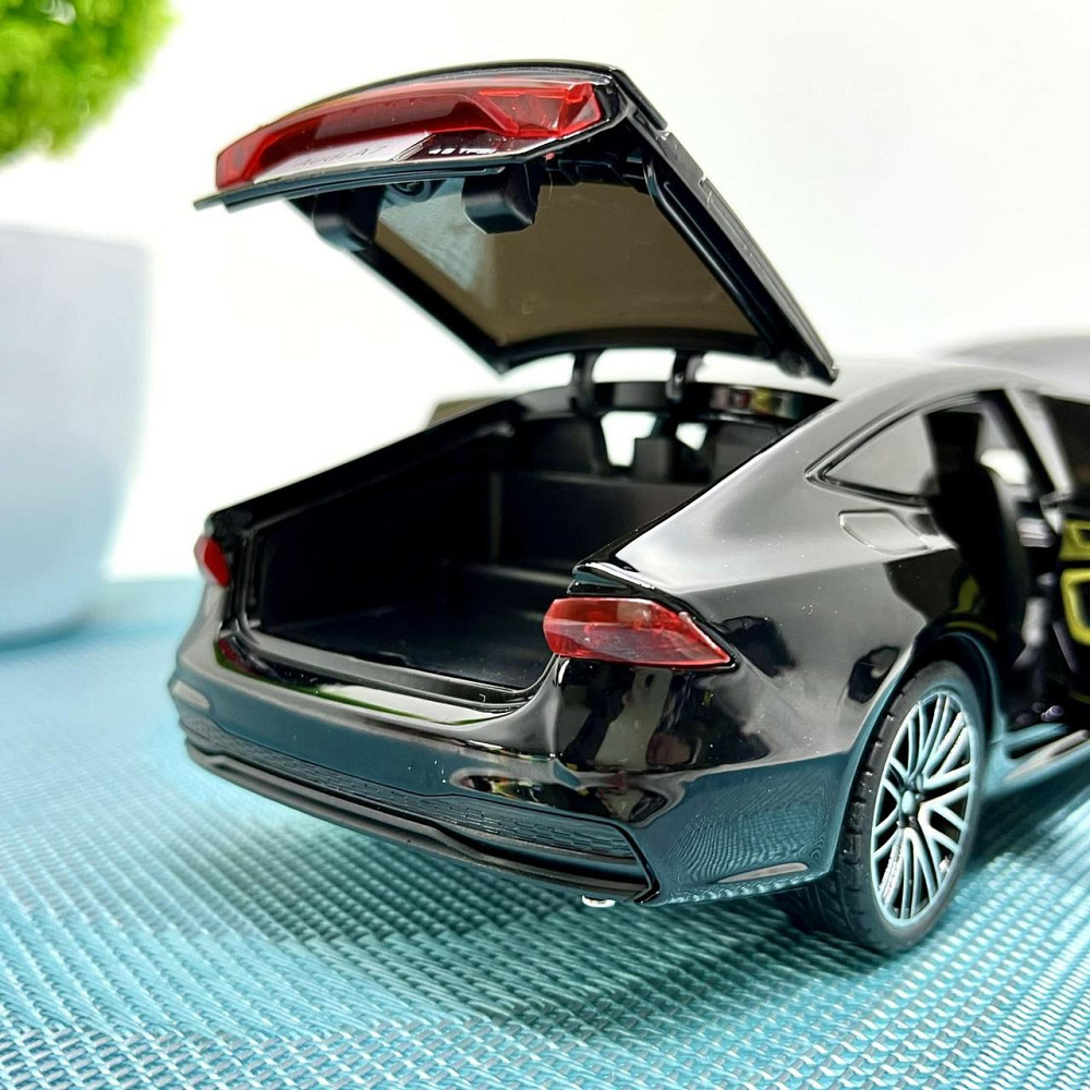 Машинка Audi А7 Авто Експерт металопластик 1:24 звук світло інерція Чорна (1904-17) Чернигов - изображение 9