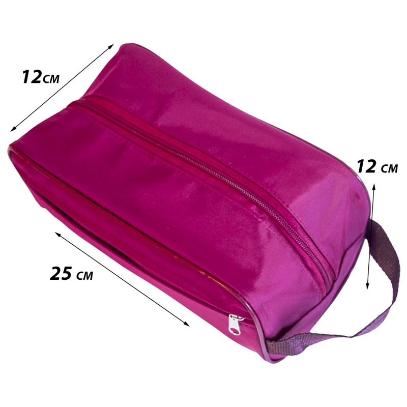 Плотная дорожная косметичка-несессер K011-wine (Винный) Сумы - изображение 3