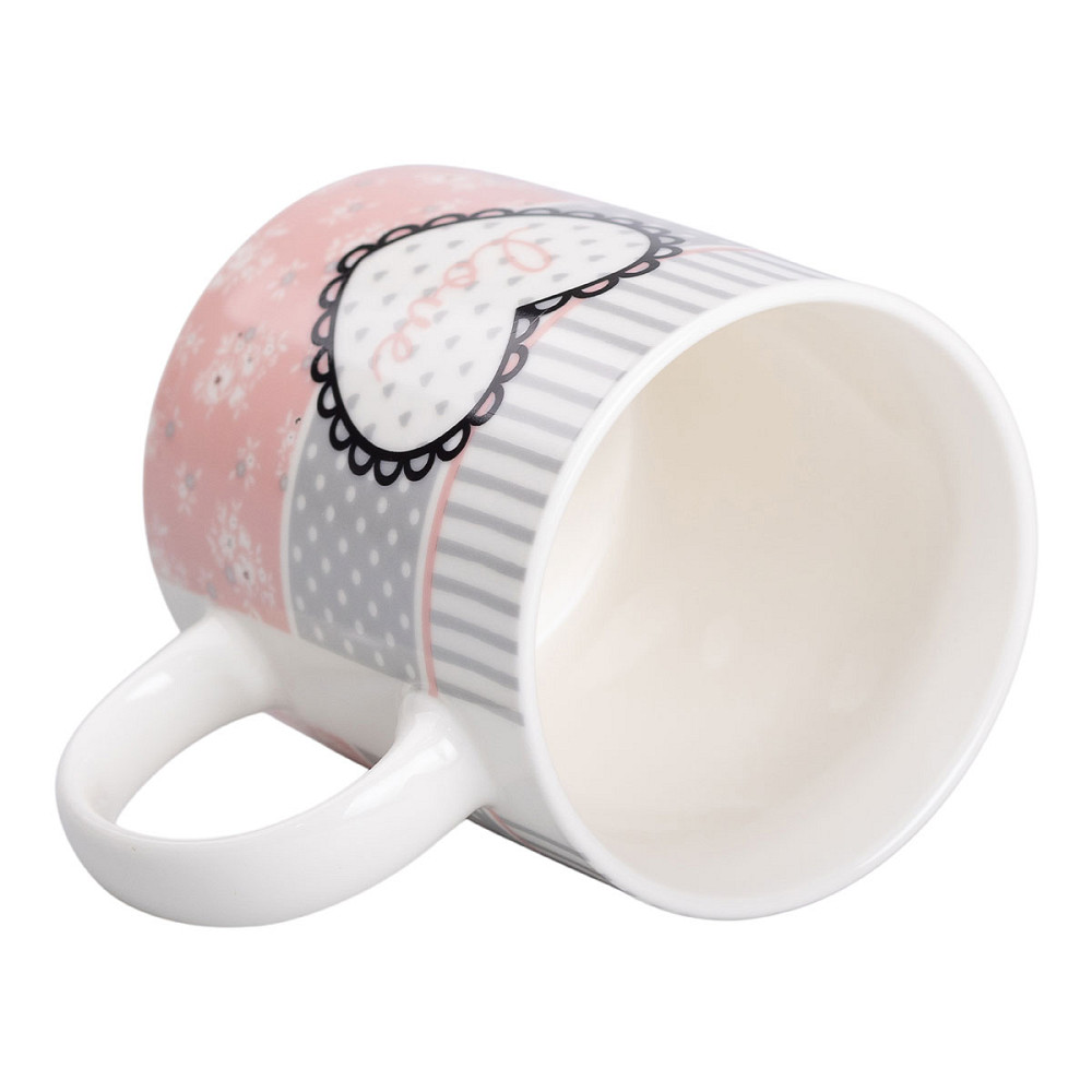 Liling Rongxiang Ceramic Чашка порцелянова 400 (мл) чашка для кави та чаю з написом та серцем L Коломыя - изображение 3