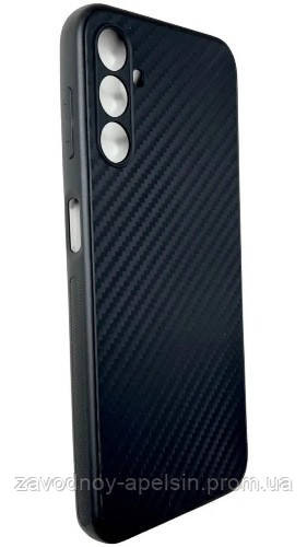 Samsung A14 A145 A146 Чохол силіконовий Карбон (чорний) Одеса - фото 2