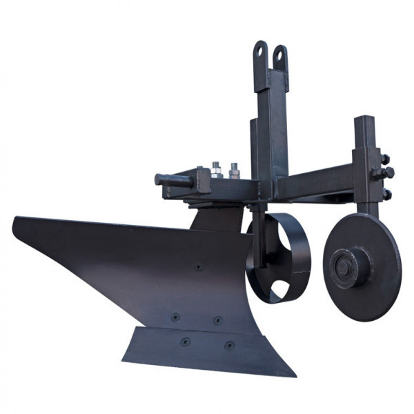 Плуг однокорпусний для мінітрактора (опорне колесо, причіпне 3 точки, дисковий ніж), (ПЛ12) (захват 25 см) Харьков - изображение 1