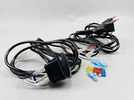 Проводка для будь-яких led фар і led bar в зборі 0-30A 3 м кабель перемикач/реле запобіжники Мукачево