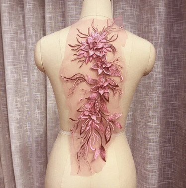 Аплікація пришивна для одягу Квіти Київ - фото 1