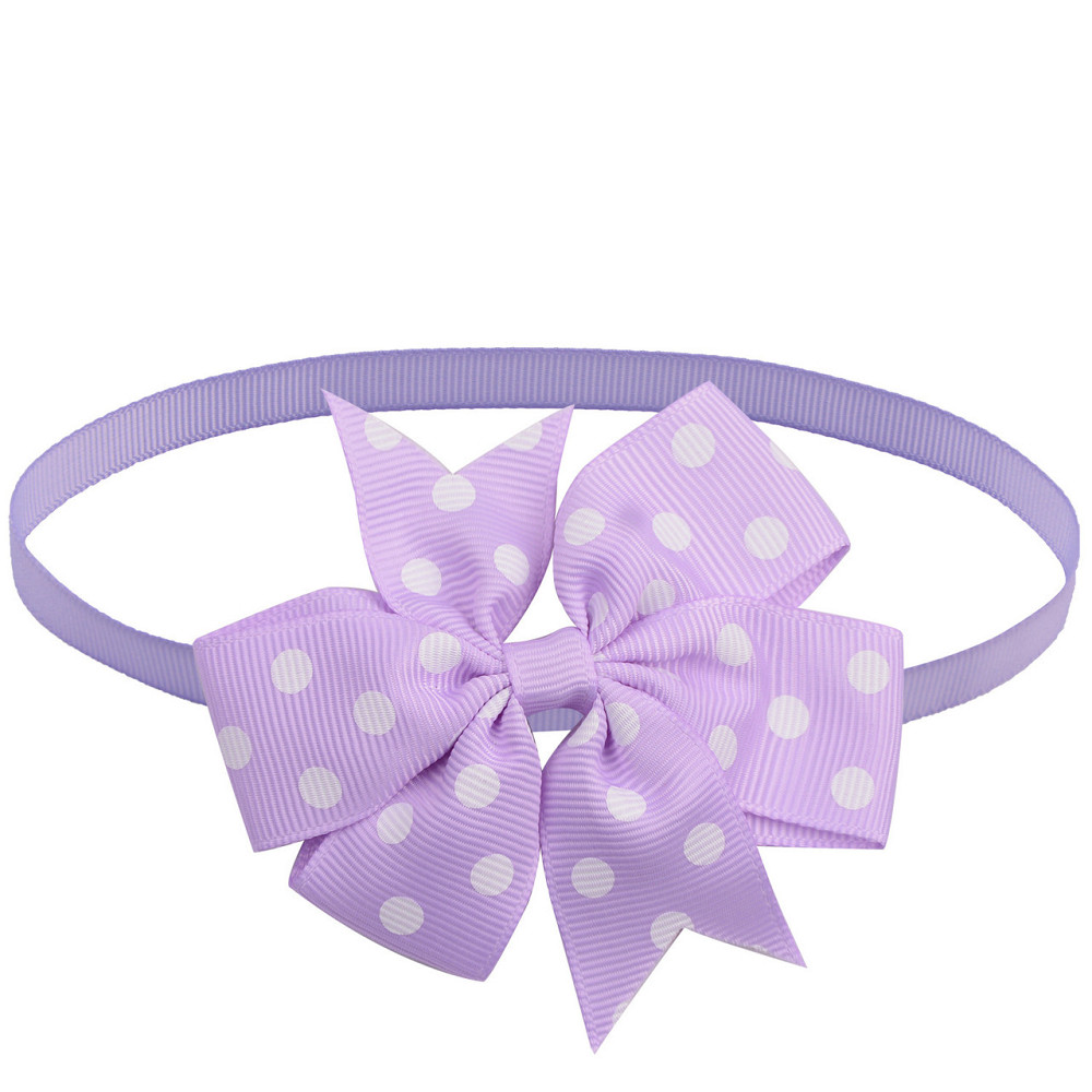 Бантик на шию для собак та котів one size бузково-білий Київ - фото 2