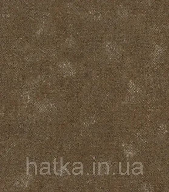 Шпалери вінілові на флізеліні Rasch Clasik 0,53х10 однотонні під тканину мішковину структурні темно-коричневі Київ - фото 2