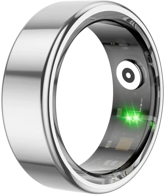 Смарт-кільце смарт-каблучка Smart Ring JRING розмір 11 silver з датчиками кисню та серцебиття Дніпро - фото 4