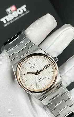 Годинник Tissot PRX 40 мм Powermatic 80 біло-золоті. Київ