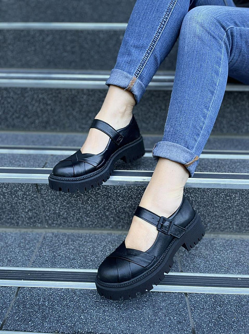 Olli Туфлі жіночі OLLI T-212-Астра чорні (весна-осінь, шкіра натуральна) (4770) Коломия - фото 7