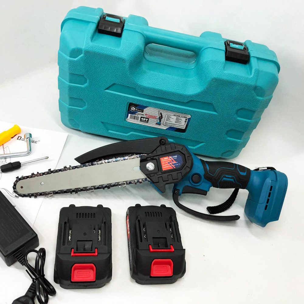 Переносная цепная пила на аккумуляторе Domotec 8