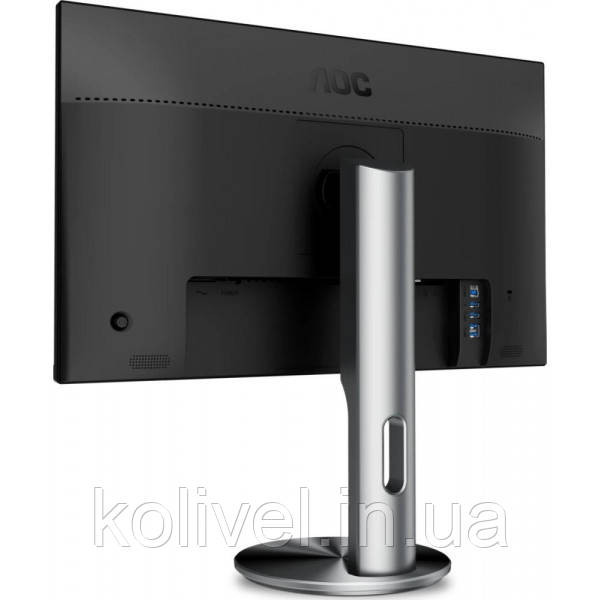 TFT 27" AOC Q2790PQE, IPS, QHD, D-SUB, HDMI, DP, USB, Pivot, чорний з срібн. (Q2790PQE) Київ - фото 3