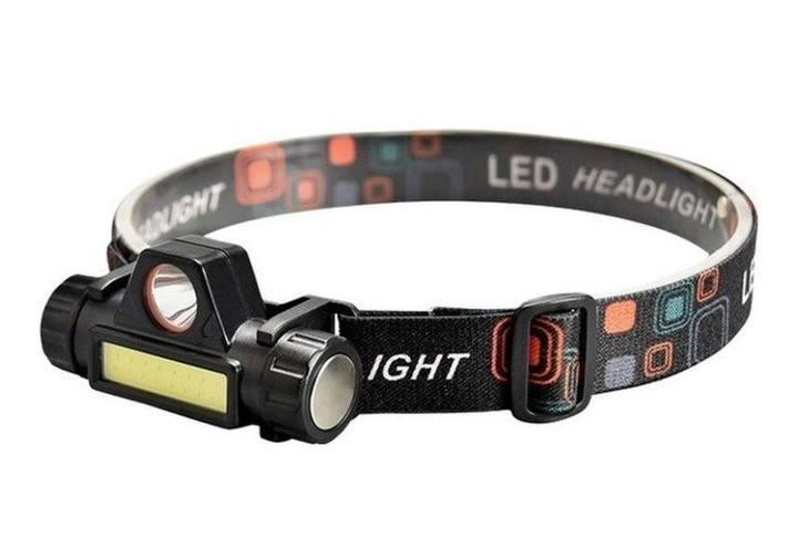 Мощный налобный фонарь со встроенным магнитом BL-872-XPE+СOB Black MicroUSB Бровары - изображение 3