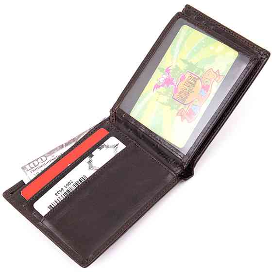 Портмоне унисекс Vintage 20420 Коричневое Киев