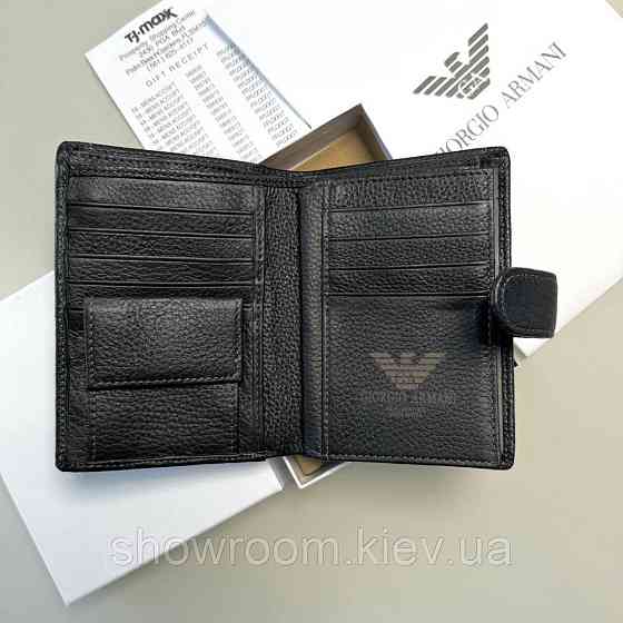 Чоловічий шкіряний гаманець на застібці GA (3028) Київ