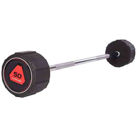 Штанга фіксована пряма поліуретанова LI NUO 3622-50 довжина 122 см 50 кг Київ