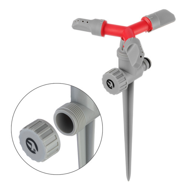 Дождеватель круговой на колку, с вращающейся головкой материалы: PP, ABS INTERTOOL GE-0054 Киев - изображение 2