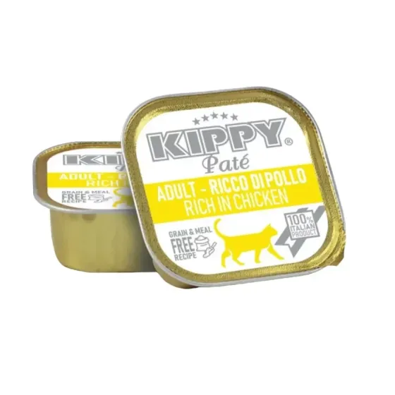 Влажный корм KIPPY Pate Adult Cats Chicken для взрослых кошек с курицей в виде паштета 90 г Винница