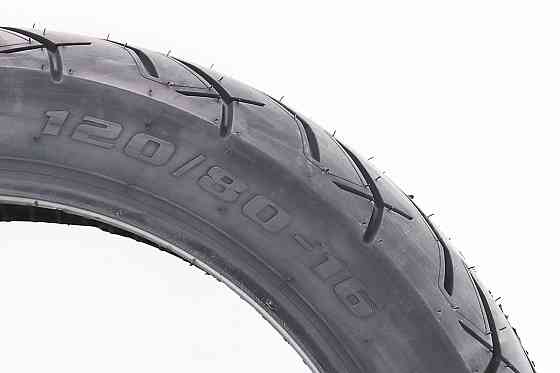 Шина 120/80-16 безкамерна, шосейний малюнок D356 Киев