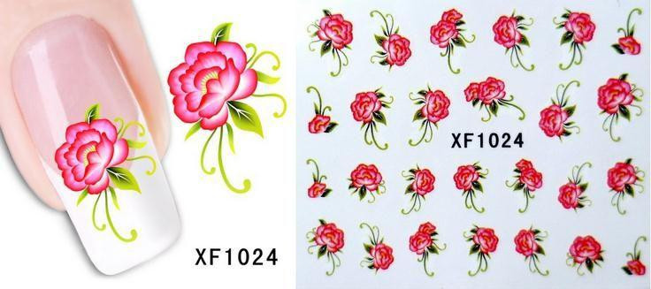 Наклейки для ногтей XF1024 Киев - изображение 2