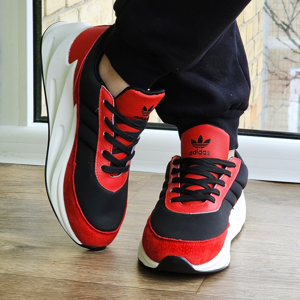 Кросівки Adidas $harks Червоні Чоловічі Адідас Чорні Акули (розміри: 41,42,43,44) Відео Огляд Дніпро - фото 7