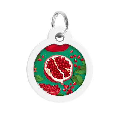 Адресник для тварин WAUDOG Smart ID з QR паспортом "Гранати", коло 30 мм (230-4052) Вінниця - фото 2