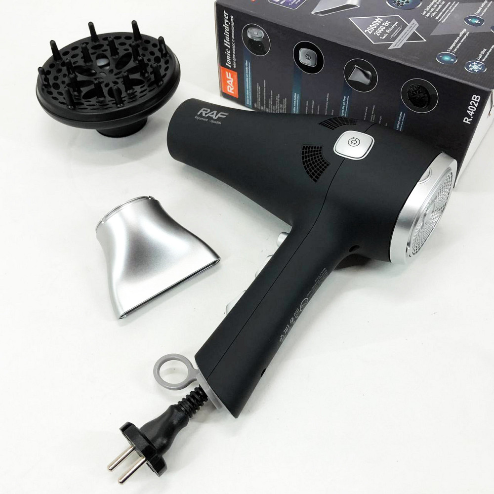 Фен для укладки волос салонный RAF, Хороший электрический фен, Фены для сушки волос TL-39 Львов - изображение 2
