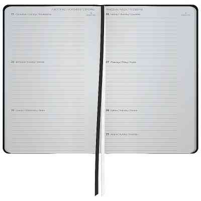 Тижневик Axent датований 2026 Partner Traces 125х195, чорний (8526-26-1-A) Вінниця