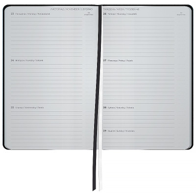 Тижневик Axent датований 2026 Partner Traces 125х195, чорний (8526-26-1-A) Вінниця - фото 3