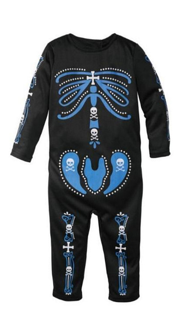 Костюм на Хеловін для хлопчика Король Скелетів чорно-синій Київ - фото 2