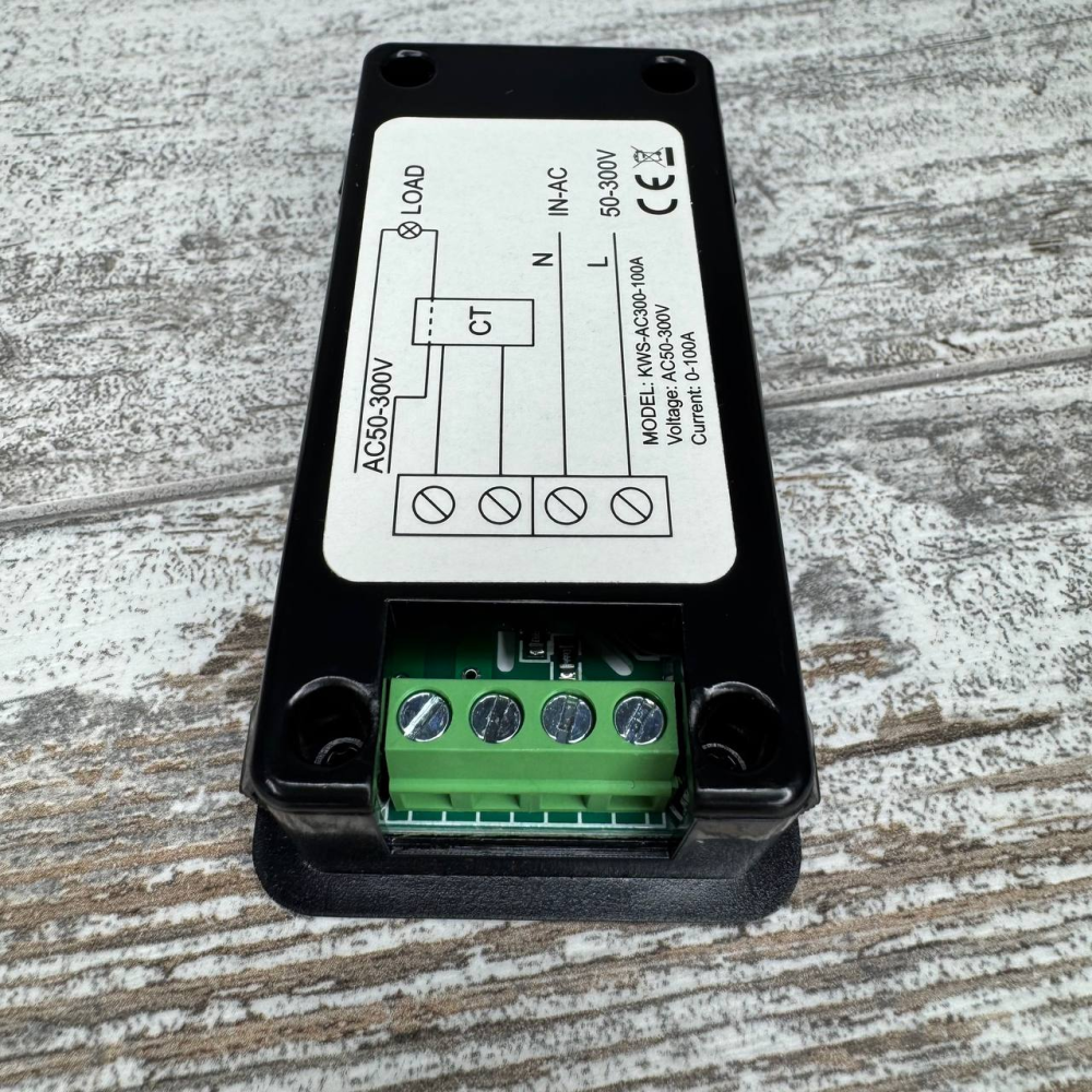 Цифровой вольтметр амперметр ваттметр AC 50-300В 100А 30кВт KWS-AC300 для контроля электроэнергии Киев - изображение 3