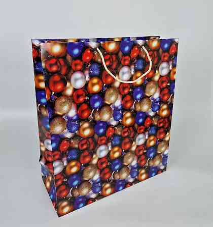 Новорічні, кортонні пакети подарункові Супер 47x52x20-001) (12 шт.) Харків