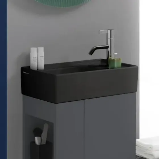 Раковина  Laufen Kartell 460X280Mm Czarny Mat (H8153347161121) Киев