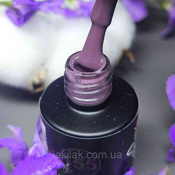 Гель-лак для нігтів Bee Nails 155 (фіолетовий тауп) 8мл Херсон